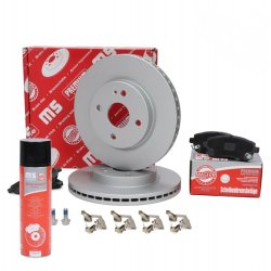 Brake Discs & Pads Set + Cleaner MASTER-SPORT 202301120P OE Ref 04465B1120000 MASTER SPORT