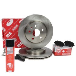 Brake Discs & Pads Set + Cleaner MASTER-SPORT 202301140P OE Ref 13237766