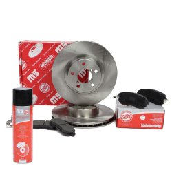 Brake Discs & Pads Set + Cleaner MASTER-SPORT 202401450P OE Ref 26296AE160