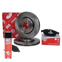 Brake Discs & Pads Set + Cleaner MASTER-SPORT 202402210P OE Ref 402060010R