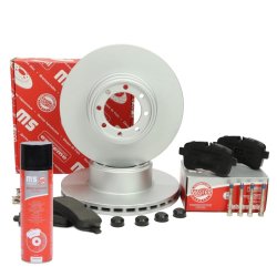 Brake Discs & Pads Set + Cleaner MASTER-SPORT 202402280P OE Ref 2996043