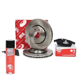 Brake Discs & Pads Set + Cleaner MASTER-SPORT 202402530P OE Ref 4106000Q1L