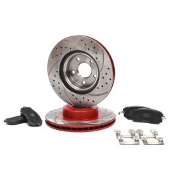 Brake Discs & Pads Set MASTER-SPORT 202421450 OE Ref 26296AE160