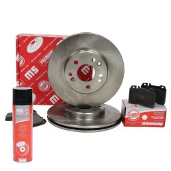 Brake Discs & Pads Set + Cleaner MASTER-SPORT 202501070P OE Ref 1244212412