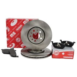 Brake Discs & Pads Set MASTER-SPORT 202501133 OE Ref 1J0615301C MASTER SPORT