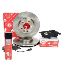Brake Discs & Pads Set + Cleaner MASTER-SPORT 202501140P OE Ref 1133445