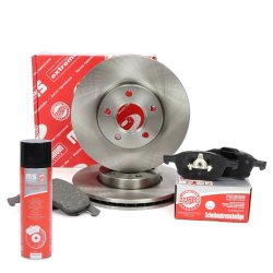 Brake Discs & Pads Set + Cleaner MASTER-SPORT 202501170P OE Ref 1223663