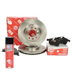 Brake Discs & Pads Set + Cleaner MASTER-SPORT 202501310P OE Ref 569060