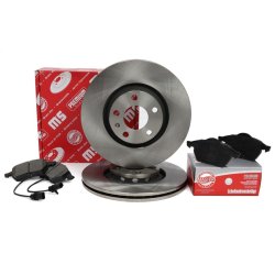 Brake Discs & Pads Set MASTER-SPORT 202501370 OE Ref 4B0698151N MASTER SPORT