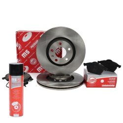 Brake Discs & Pads Set + Cleaner MASTER-SPORT 202501370P OE Ref 4B0698151N