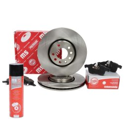 Brake Discs & Pads Set + Cleaner MASTER-SPORT 202501420P OE Ref 1605080