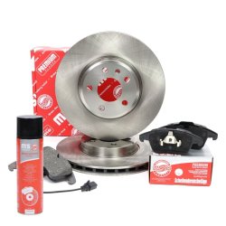 Brake Discs & Pads Set + Cleaner MASTER-SPORT 202501840P OE Ref 8K0615301