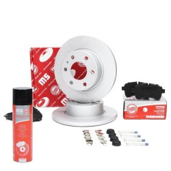 Brake Discs & Pads Set + Cleaner MASTER-SPORT 202514710P OE Ref 2996027