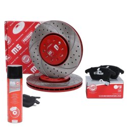 Brake Discs & Pads Set MASTER-SPORT 202521131P OE Ref 1K0698151