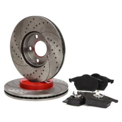 Brake Discs & Pads Set MASTER-SPORT 202521150 OE Ref 8E0615301A