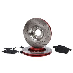 Brake Discs & Pads Set MASTER-SPORT 202521370 OE Ref 4B0698151N