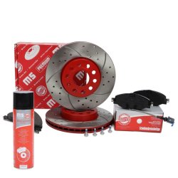 Brake Discs & Pads Set MASTER-SPORT 202521451P OE Ref 1K0615301T