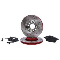 Brake Discs & Pads Set MASTER-SPORT 202521710 OE Ref 4B0698151N