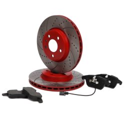 Brake Discs & Pads Set MASTER-SPORT 202521840 OE Ref 8K0615301