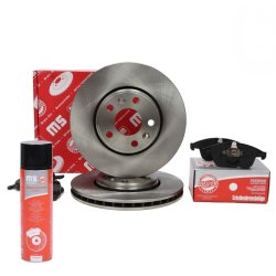 Brake Discs & Pads Set + Cleaner MASTER-SPORT 202525460P OE Ref 402060002R