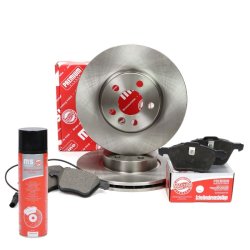 Brake Discs & Pads Set + Cleaner MASTER-SPORT 202601190P OE Ref 1108038