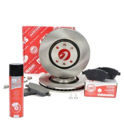 Brake Discs & Pads Set + Cleaner MASTER-SPORT 202601200P OE Ref 1606401480