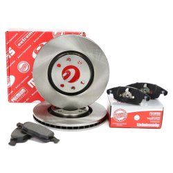 Brake Discs & Pads Set MASTER-SPORT 202601203 OE Ref 1606401480