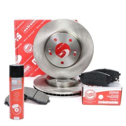 Brake Discs & Pads Set + Cleaner MASTER-SPORT 202601500P OE Ref 517121H000