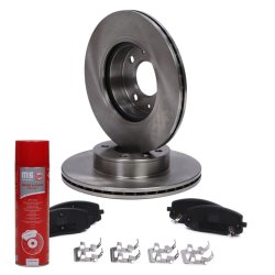 Brake Discs & Pads Set + Cleaner MASTER-SPORT 202801440P OE Ref 517120X700