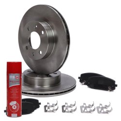Brake Discs & Pads Set + Cleaner MASTER-SPORT 202801440P OE Ref 517120X700 MASTER SPORT