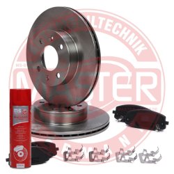 Brake Discs & Pads Set + Cleaner MASTER-SPORT 202801440P OE Ref 517120X700 MASTER SPORT