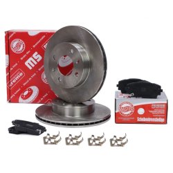 Brake Discs & Pads Set MASTER-SPORT 202801450 OE Ref 517120X500 MASTER SPORT