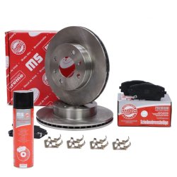 Brake Discs & Pads Set + Cleaner MASTER-SPORT 202801450P OE Ref 517120X500