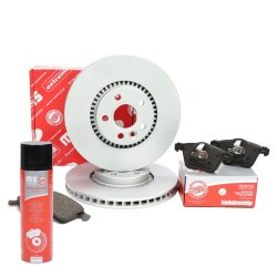 Brake Discs & Pads Set + Cleaner MASTER-SPORT 202801620P OE Ref 1404955