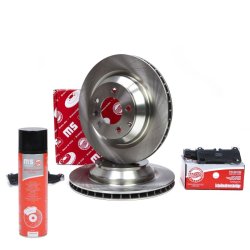 Brake Discs & Pads Set + Cleaner MASTER-SPORT 202801690P OE Ref 95535293962