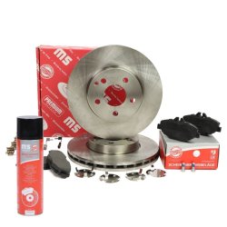 Brake Discs & Pads Set + Cleaner MASTER-SPORT 202801760P OE Ref 2114210712