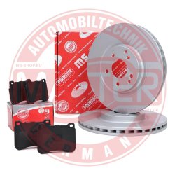 Brake Discs & Pads Set MASTER-SPORT 202801880 OE Ref 0044205120 MASTER SPORT