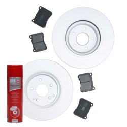Brake Discs & Pads Set + Cleaner MASTER-SPORT 202801880P OE Ref 0044205120 MASTER SPORT