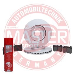 Brake Discs & Pads Set + Cleaner MASTER-SPORT 202801880P OE Ref 0044205120 MASTER SPORT