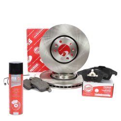 Brake Discs & Pads Set + Cleaner MASTER-SPORT 202802160P OE Ref 1611841980