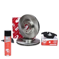 Brake Discs & Pads Set + Cleaner MASTER-SPORT 202802500P OE Ref 1500159
