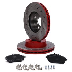 Brake Discs & Pads Set MASTER-SPORT 202821000 OE Ref 0054200820