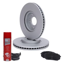 Brake Discs & Pads Set + Cleaner MASTER-SPORT 202852560P OE Ref 581011DA00