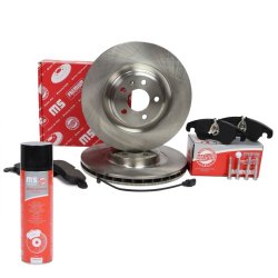 Brake Discs & Pads Set + Cleaner MASTER-SPORT 202901020P OE Ref 8K0615301B