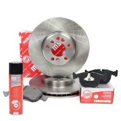 Brake Discs & Pads Set + Cleaner MASTER-SPORT 203001090P OE Ref 34116750713