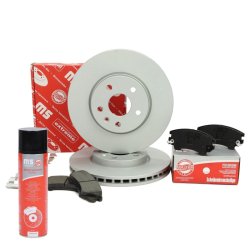 Brake Discs & Pads Set + Cleaner MASTER-SPORT 203002090P OE Ref 13237751