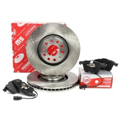 Brake Discs & Pads Set MASTER-SPORT 203002350 OE Ref 8D0615301K