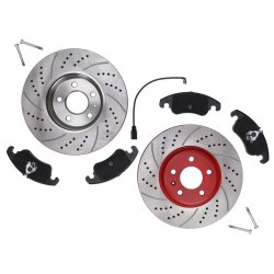 Brake Discs & Pads Set MASTER-SPORT 203021930 OE Ref 8K0698151