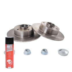 Brake Disc + Cleaner MASTER-SPORT 2401080114B-SET-MSP OE Ref 7701207823