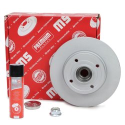 Brake Disc Set + Cleaner MASTER-SPORT 2401080114BPR-PCS-MSP OE Ref 7701207823